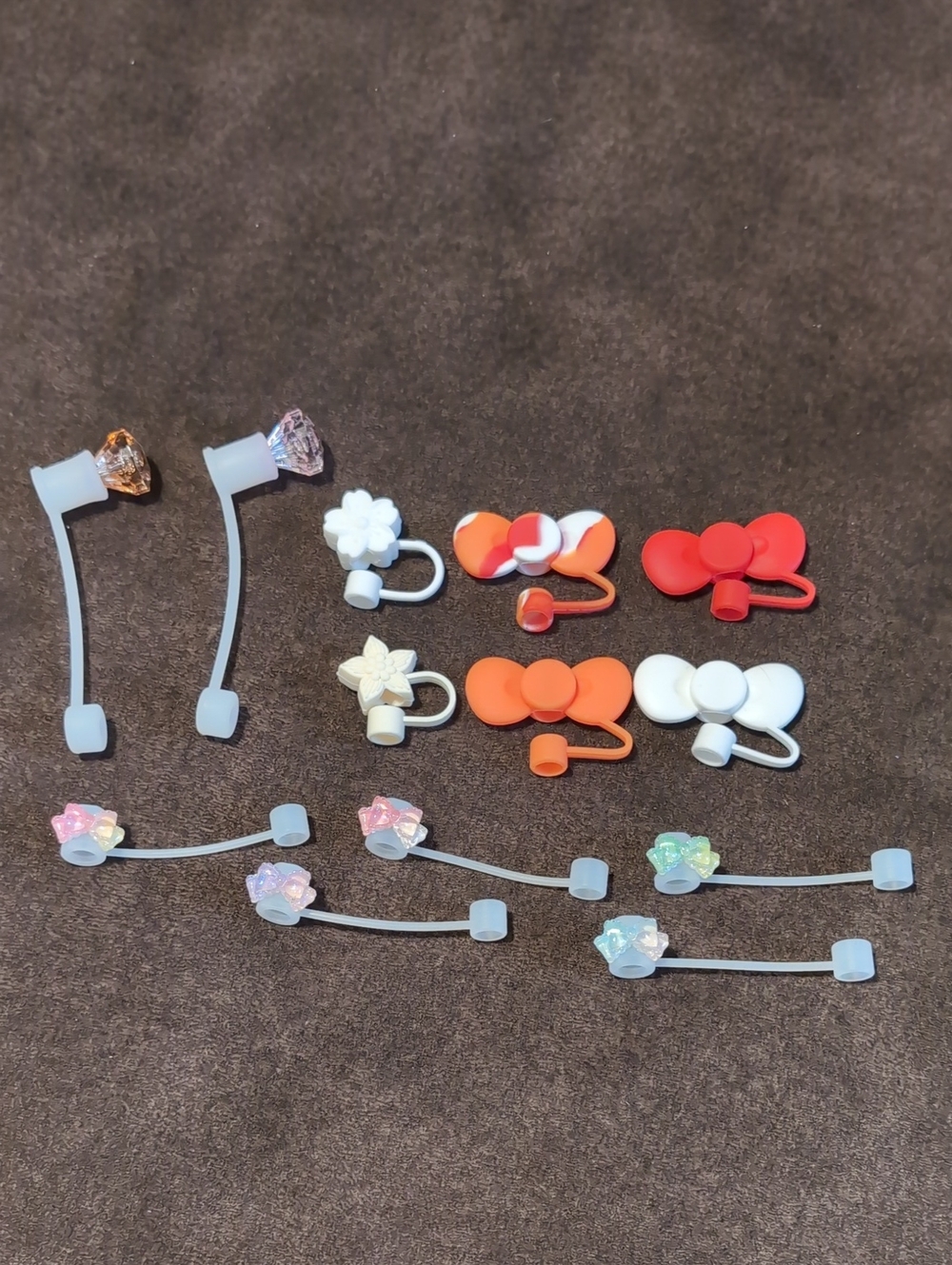 Set of 13 Straw Toppers